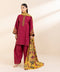 2 Piece - Embroidered Light Khaddar Suit